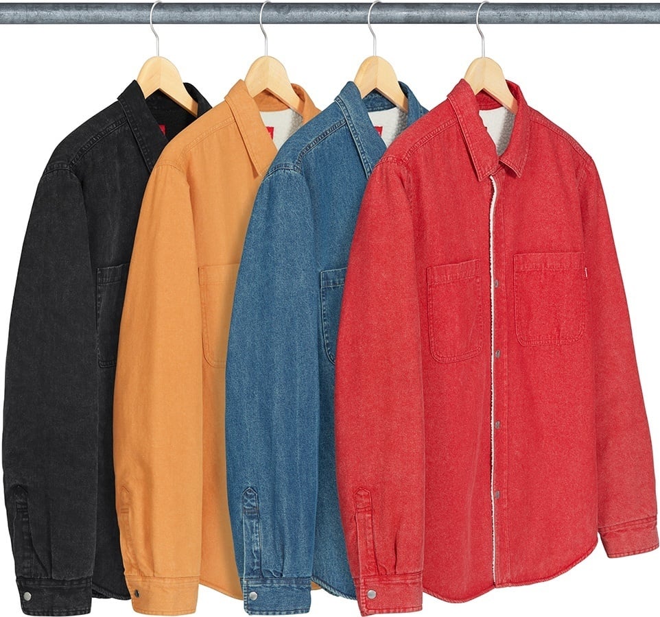 Sherpa Lined Denim Shirt